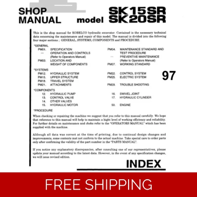 KOBELCO SK140LC-8 TO SK480LC-8 SERVICE REPAIRING MANUAL KOBELCO SK140LC-8 TO SK480LC-8 SERVICE REPAIRING MANUAL